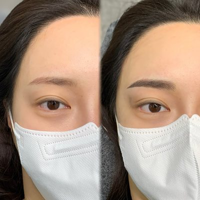 女性の眉 · コンボ 施術写真