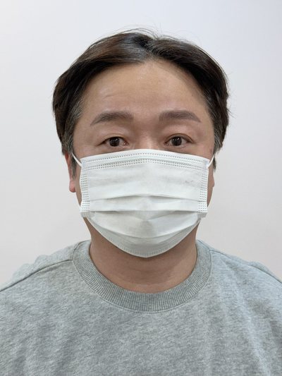 男性の眉 · ヘアストローク 施術後
