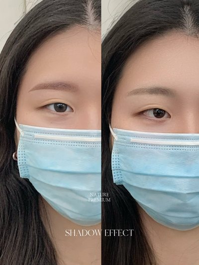 女性の眉 · シャドウ 施術写真
