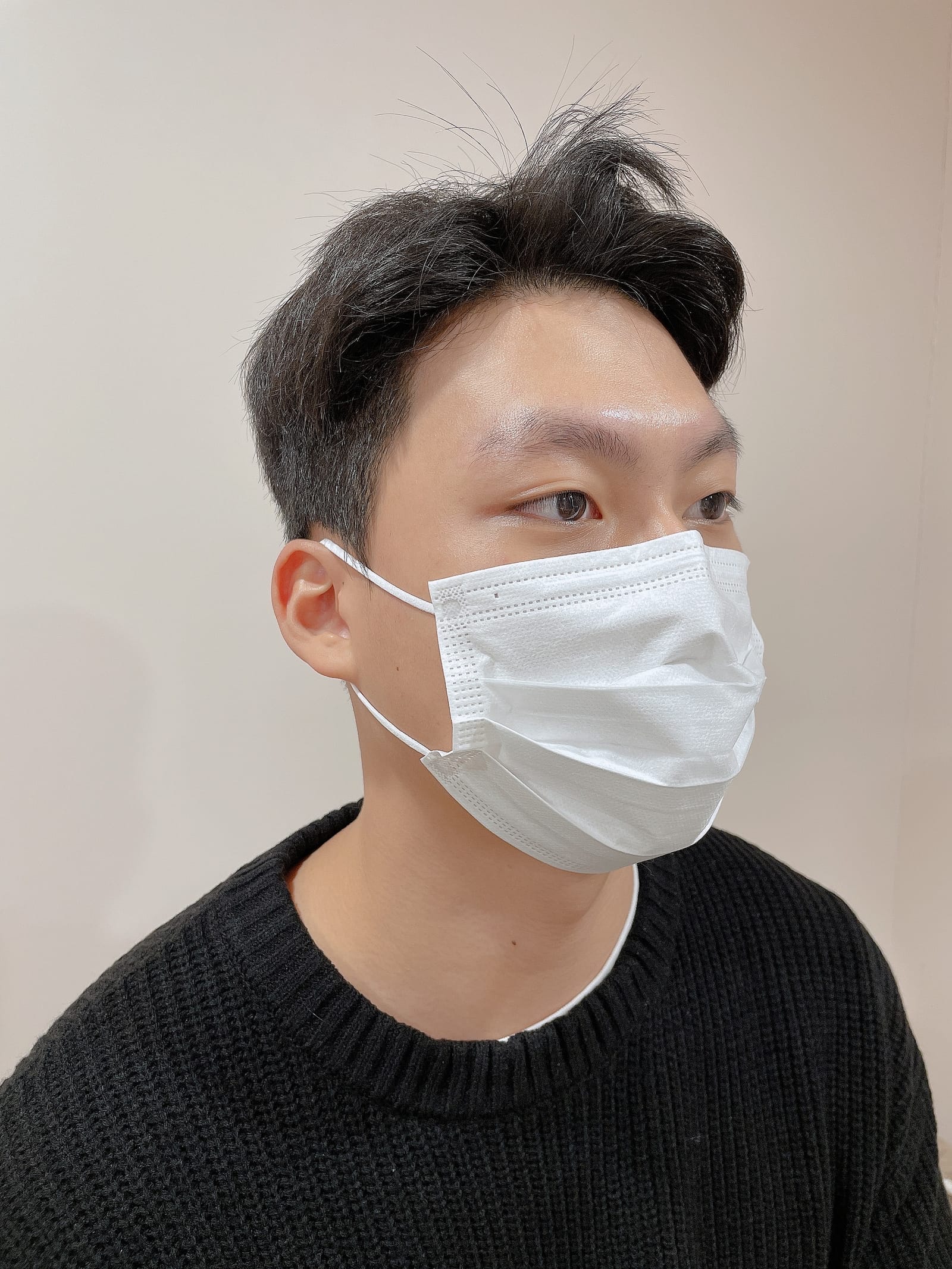 자연눈썹 비포
